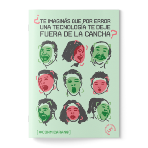 Portada del fanzine sobre biometría en los estadios de fútbol