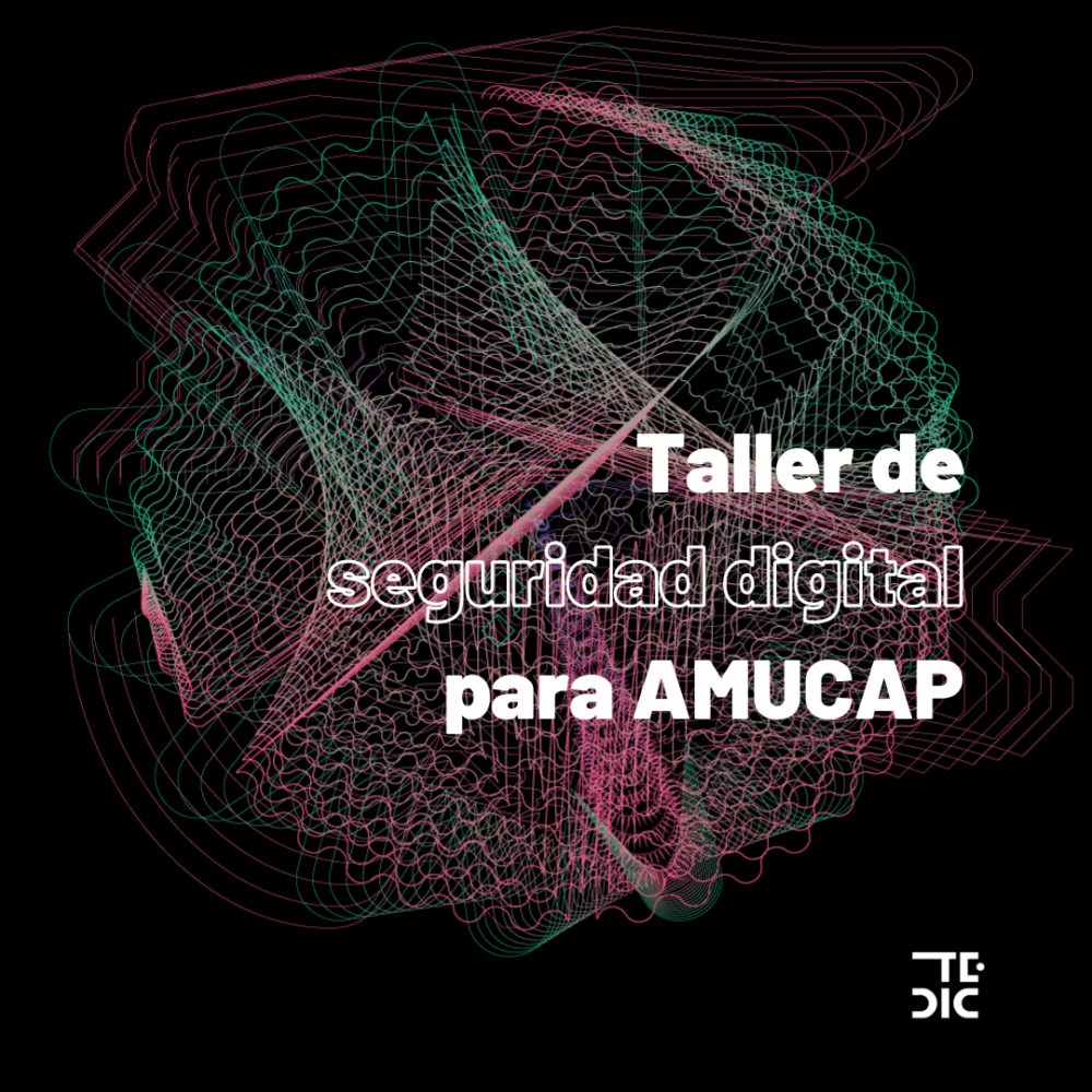 Taller de seguridad digital para AMUCAP