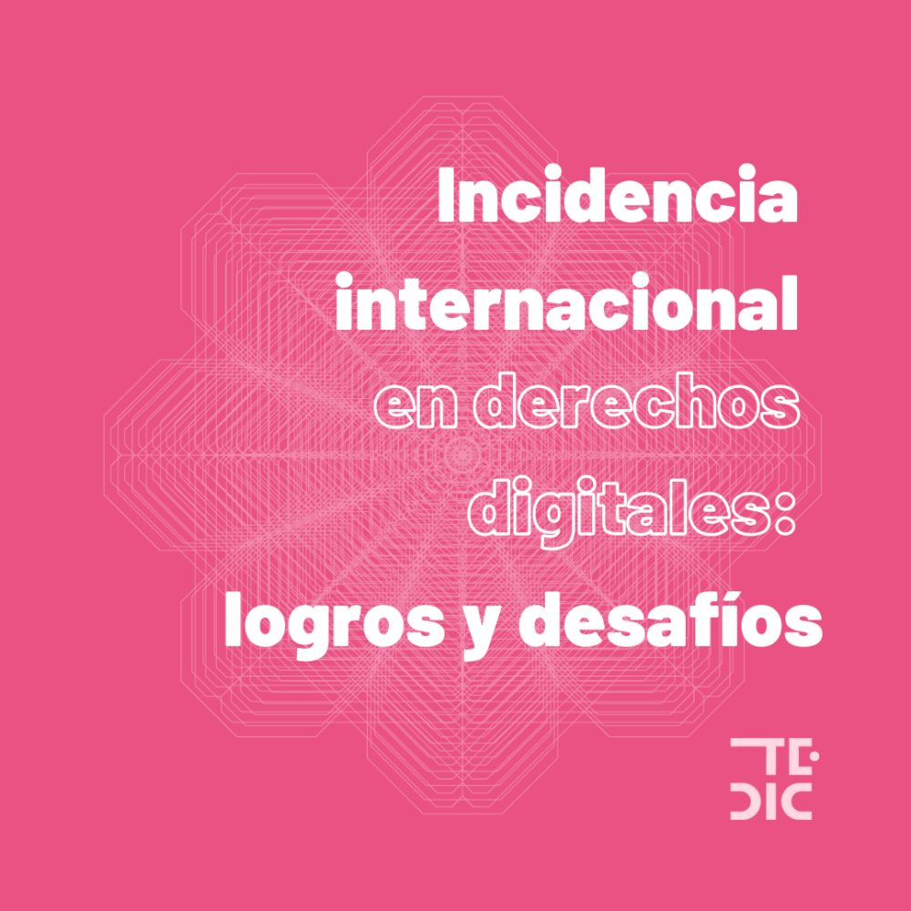 placa y texto: incidencia internacional en derechos digitales